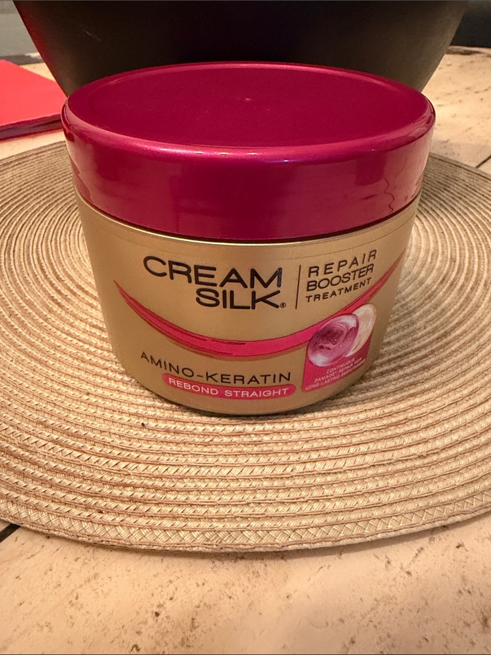 New Cream Silk Amino-Keratin Repair Booster Treatment Rebond Straight 500 ml